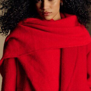 Sezane Marianne Scarf Rouge - Size T-U